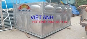 Bồn nước lắp ghép Inox – Giải pháp tối ưu cho nhu cầu chứa nước đa dạng