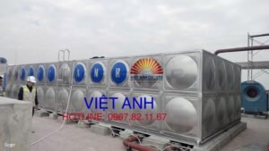 Bồn lắp ghép Inox-giải pháp chứa nước với dung tích lớn.