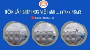 Bể lắp ghép Inox Việt Anh-VATANK - 48m3