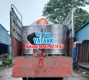 Giao bồn bảo ôn Inox dung tích lớn tới Nghệ An