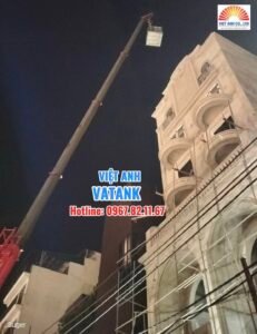 Giao hàng trong đêm đúng tiến độ-Bể lắp ghép công nghệ cao và bồn kháng khuẩn