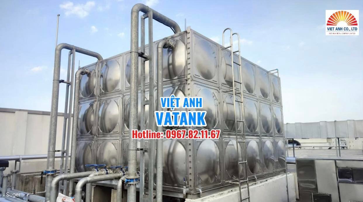 Bồn nước inox Việt Anh_VATANK - vững vàng cùng mọi công trình