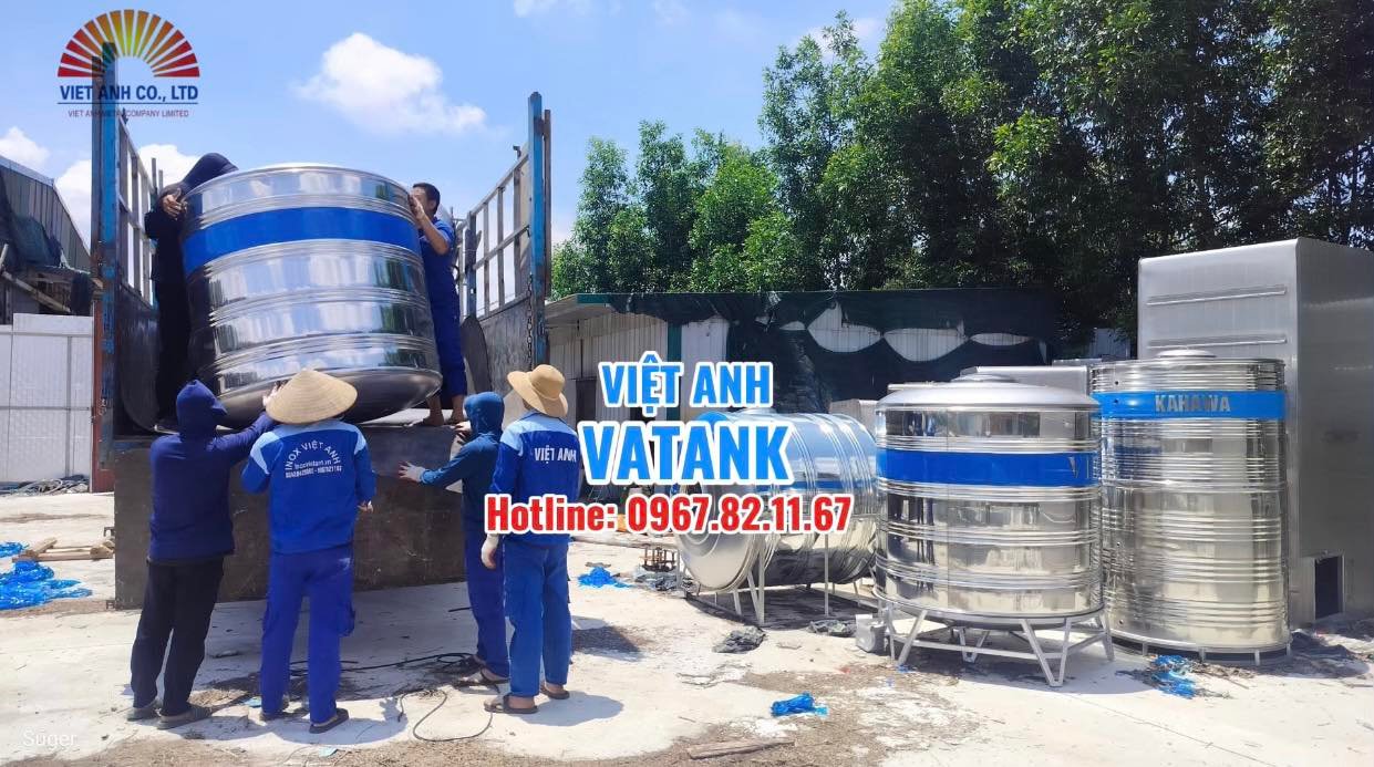 Bồn nước inox Việt Anh VATANK - Giải pháp trữ nước an tâm cho mọi gia đình