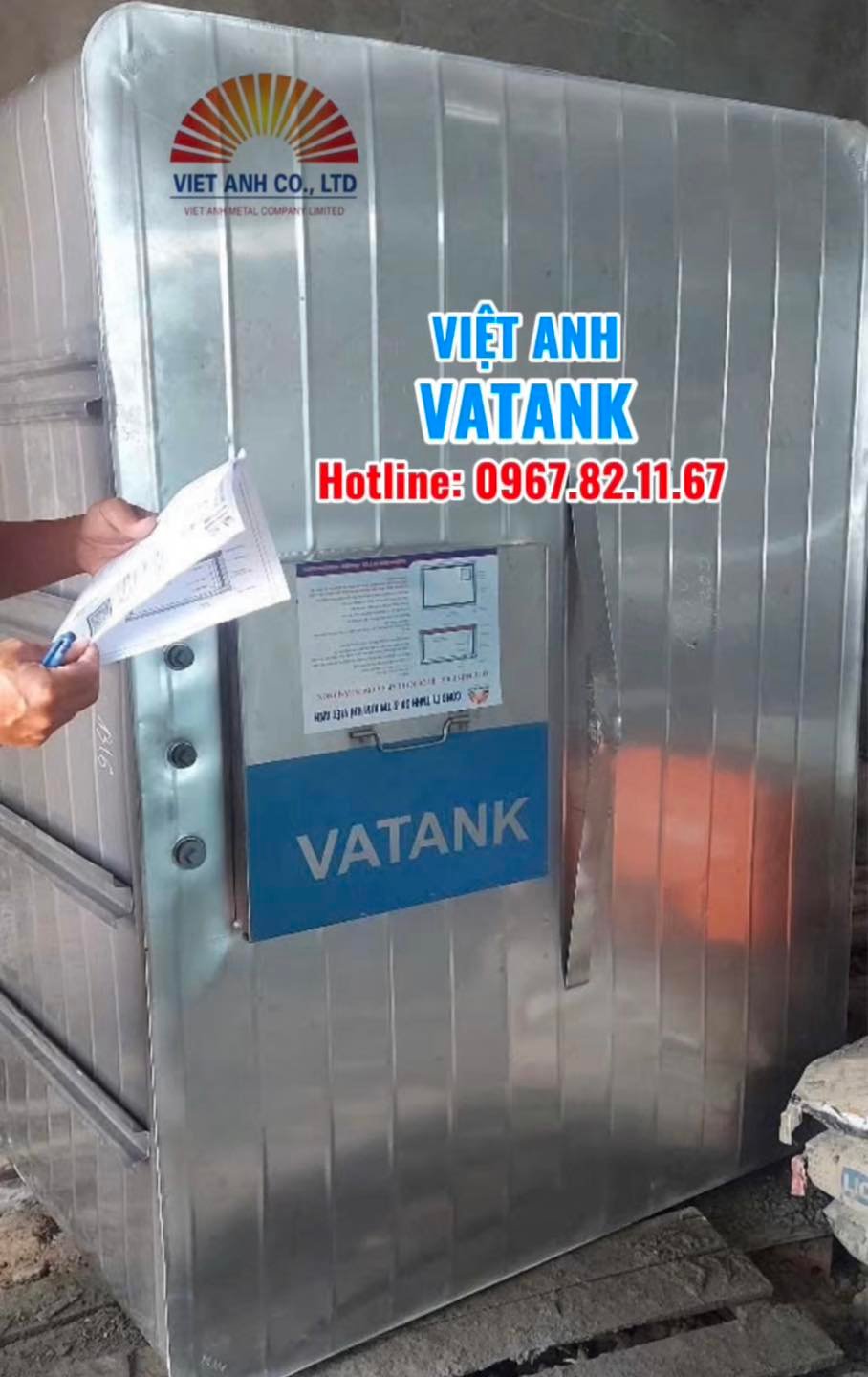 Hành trình trao tận tay khách hàng những bồn bể inox chất lượng