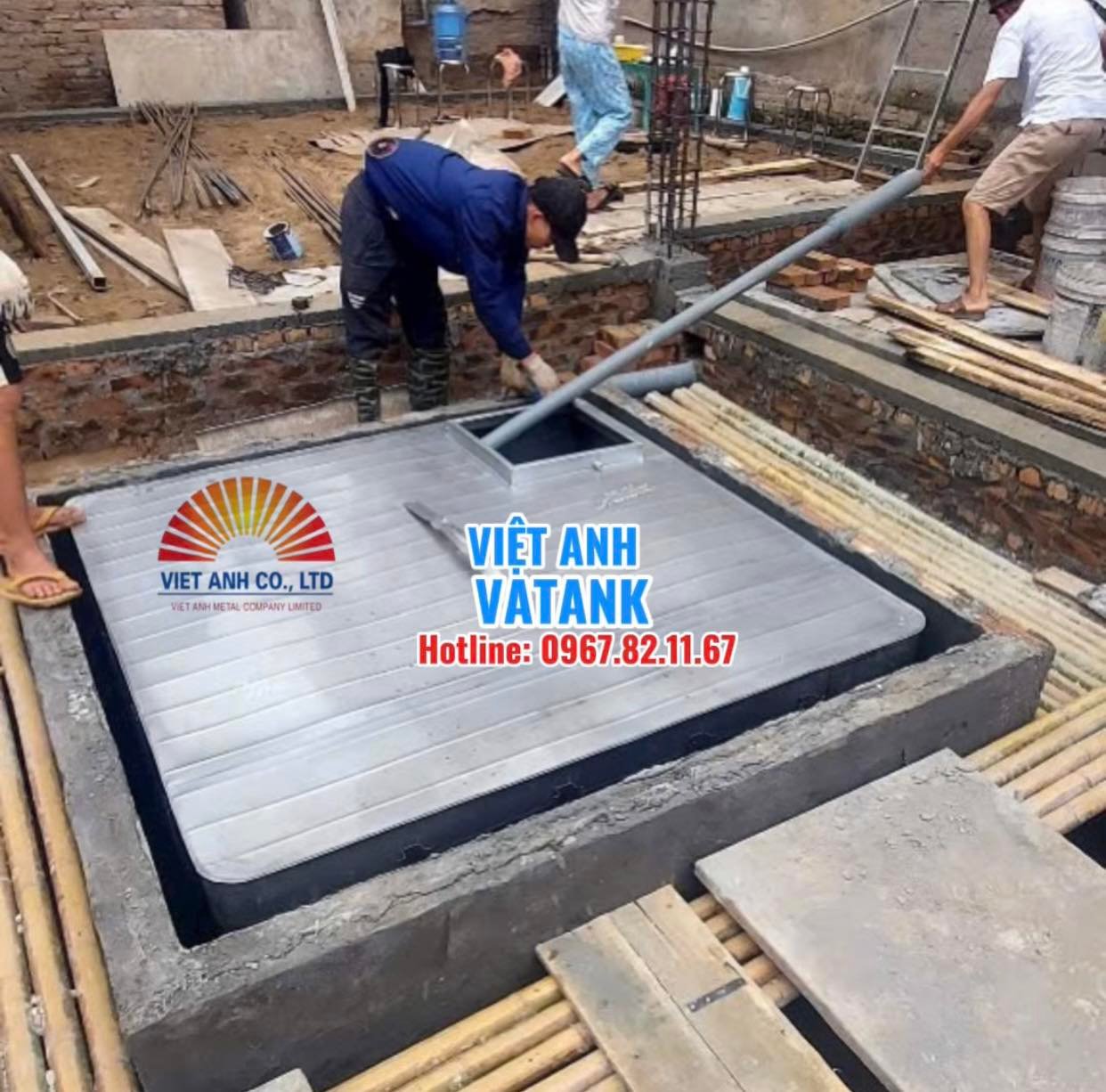 Bể ngầm inox Việt Anh VATANK - Giải pháp lưu trữ nước an toàn, bền bỉ với thời gian