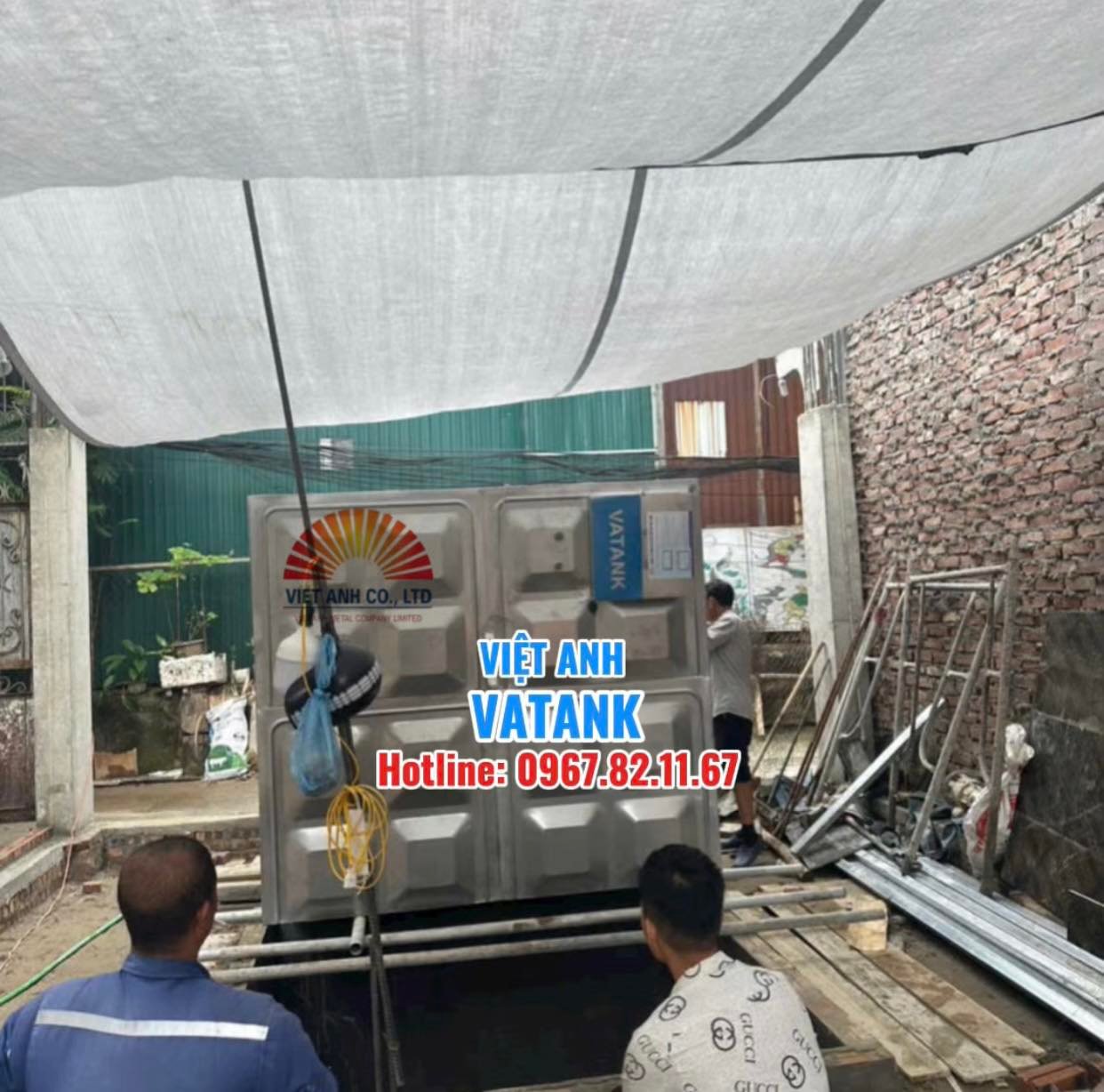 Bồn bể inox công nghệ cao VIỆT ANH VATANK được sử dụng rộng rãi