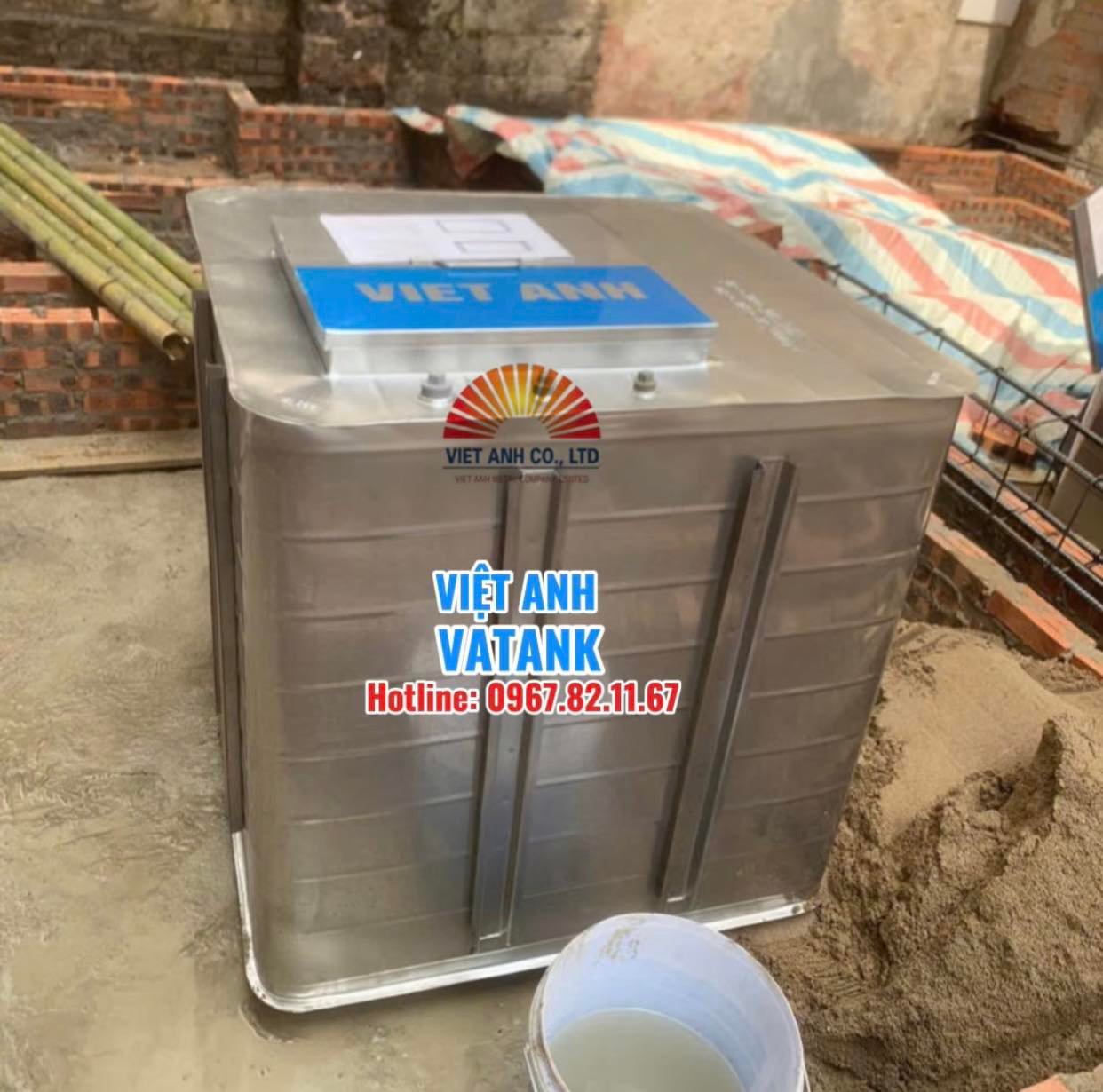 Bồn bể ngầm inox Việt Anh VATANK - Giải pháp trữ nước an toàn cho mọi công trình