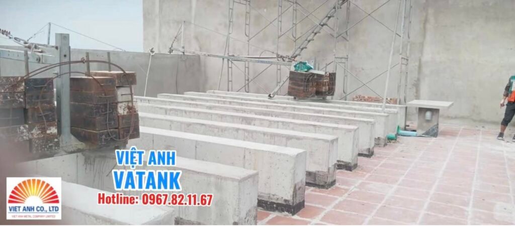 Công trình thi công lắp đặt bể lắp ghép inox 420m3