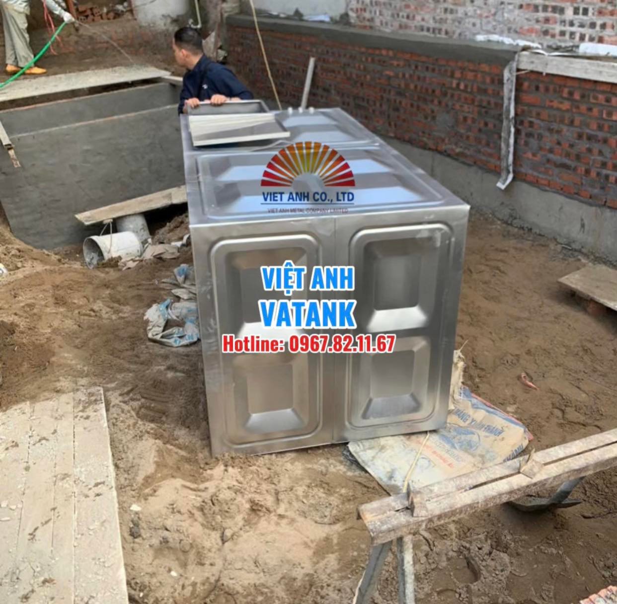 Bồn bể inox công nghệ cao đến tay khách hàng