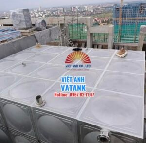 Bồn bể lắp ghép inox Việt Anh - lựa chọn của những công trình muốn đi đường dài