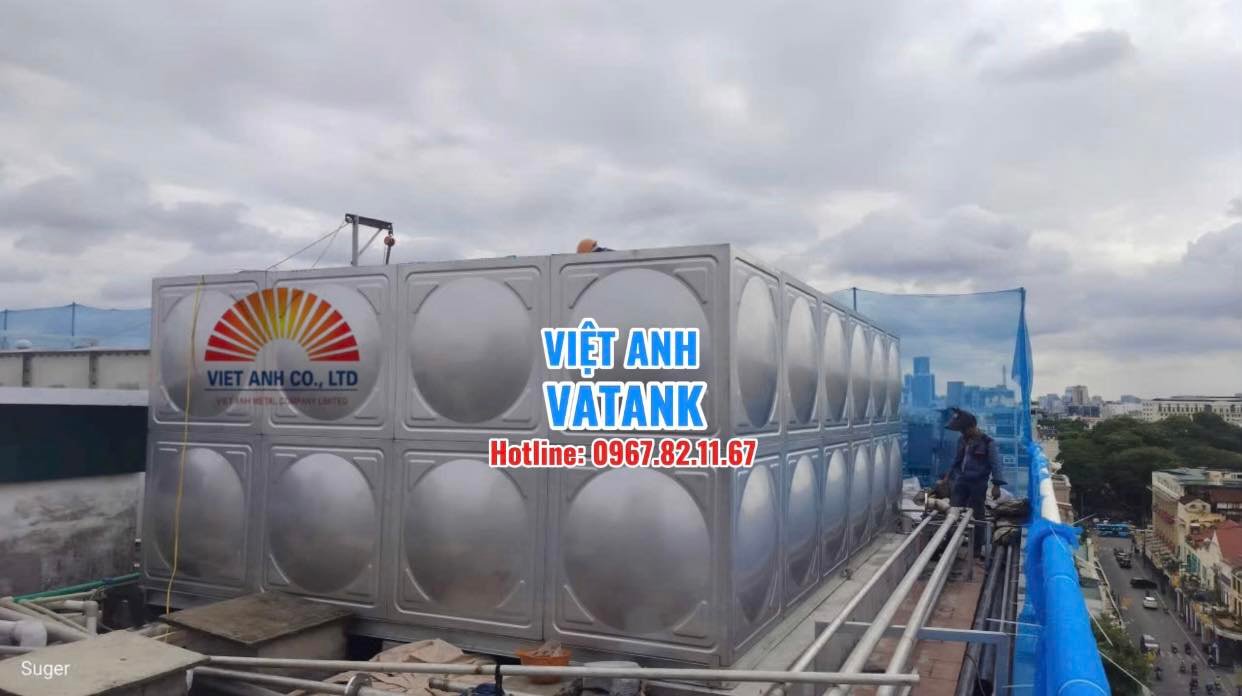 Bồn bể lắp ghép inox Việt Anh - lựa chọn của những công trình muốn đi đường dài