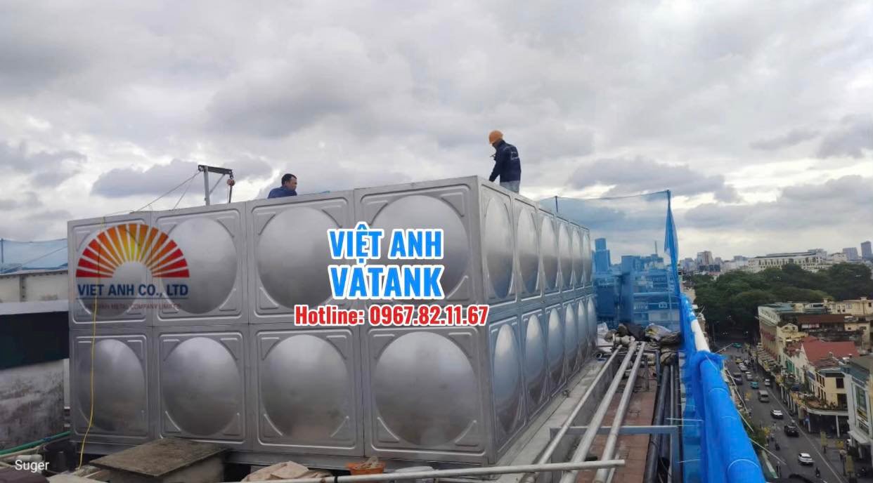 Bồn bể lắp ghép inox Việt Anh - lựa chọn của những công trình muốn đi đường dài
