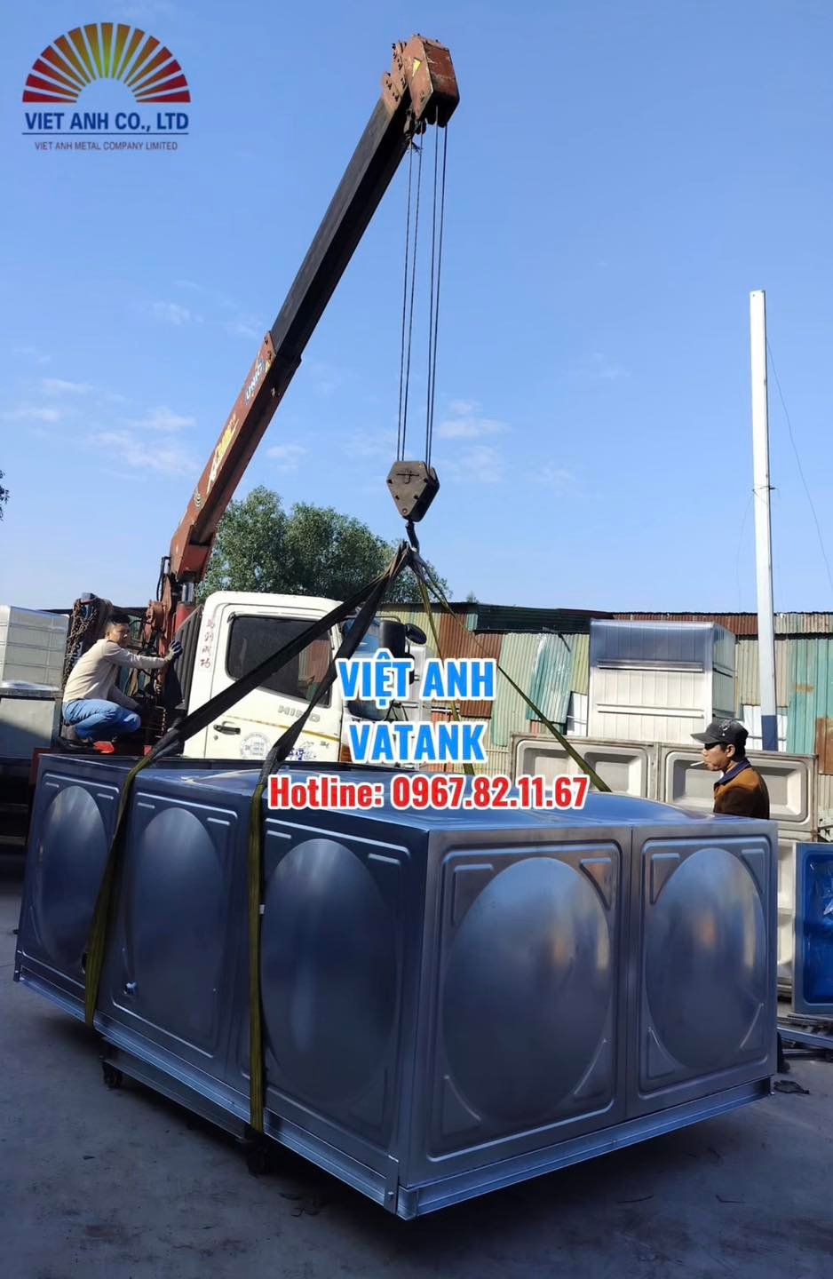 Bồn nước inox lắp ghép Việt Anh VATANK tại Thái Nguyên