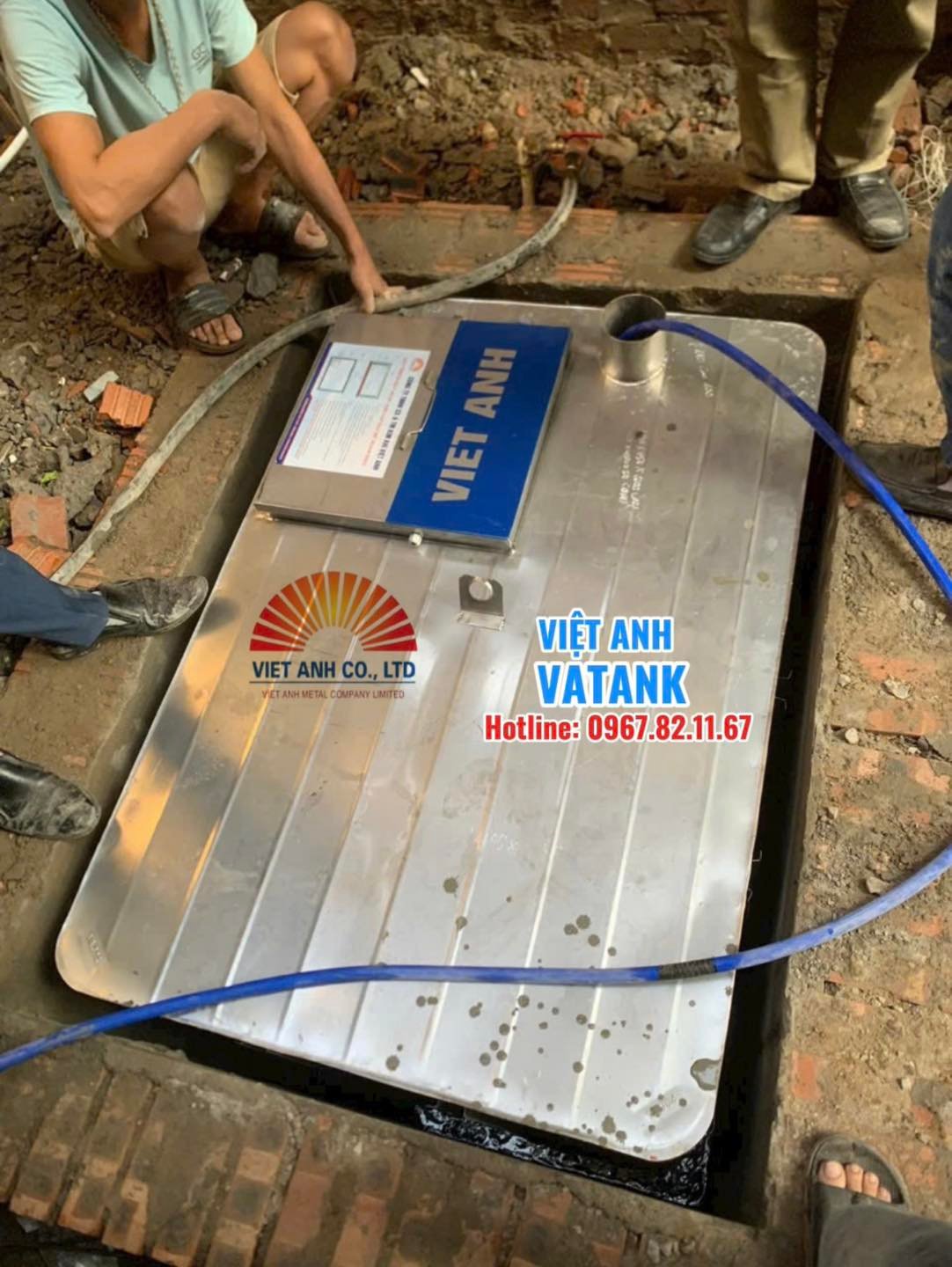 Khách hàng chọn bồn nước inox Việt Anh VATANK