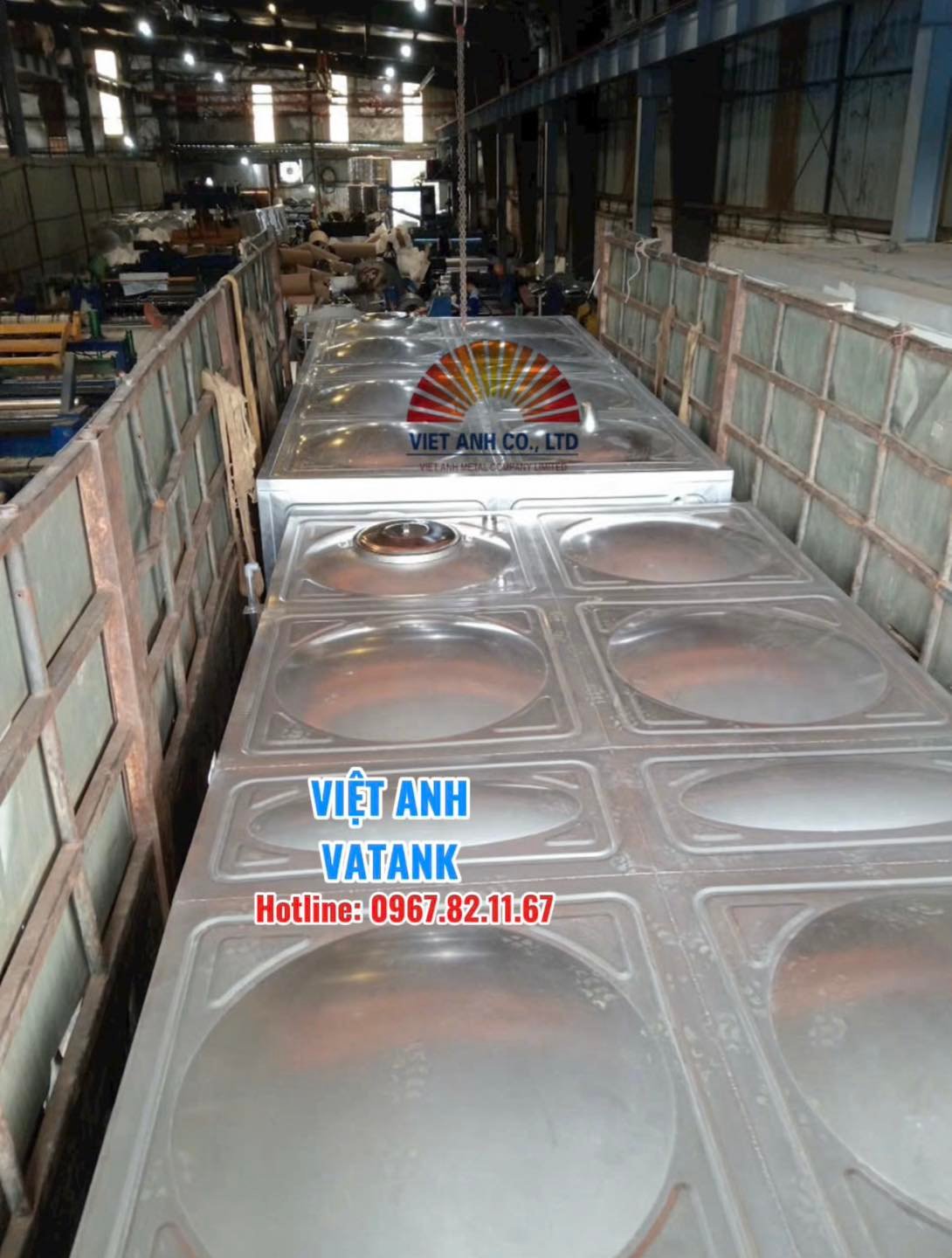 Bể nước inox lắp ghép Việt Anh VATANK