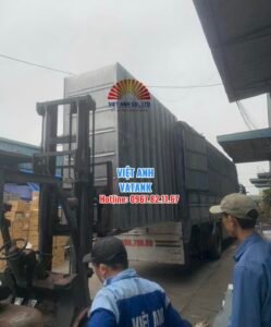 Bồn nước Inox 304 Việt Anh VATANK có gân tăng cứng