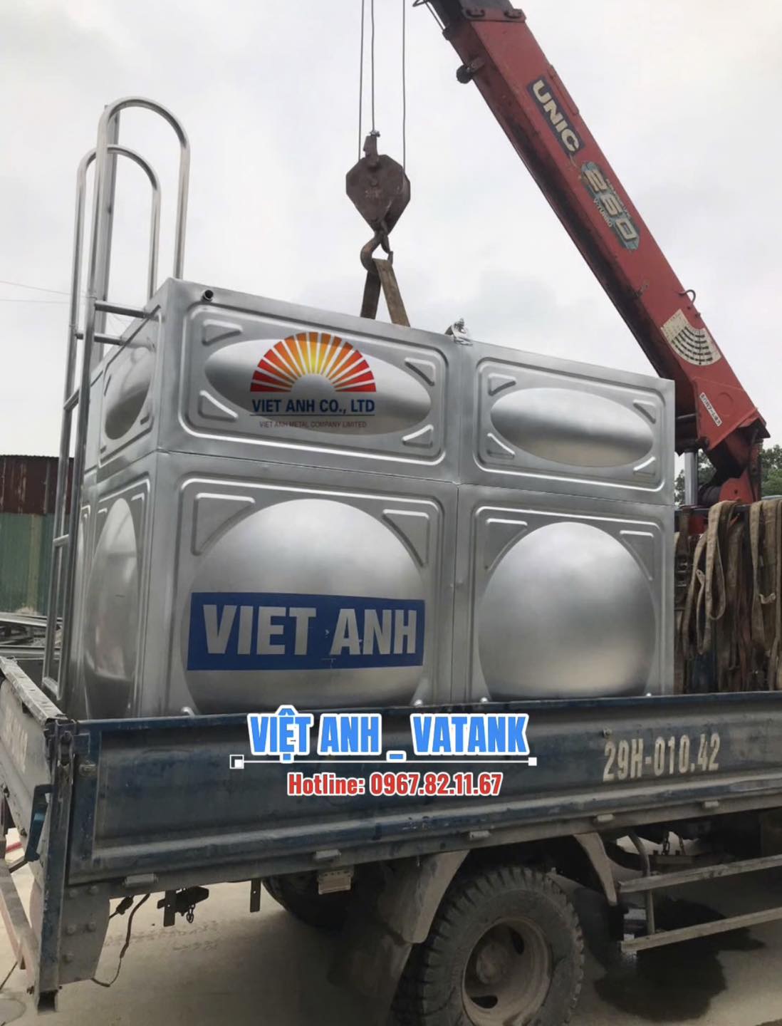 Bồn bể inox lắp ghép nhiều kích thước phù hợp mọi nhu cầu