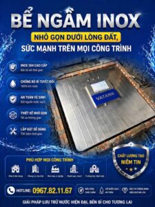 Thi công bồn inox nhanh gọn tiết kiệm chi phí