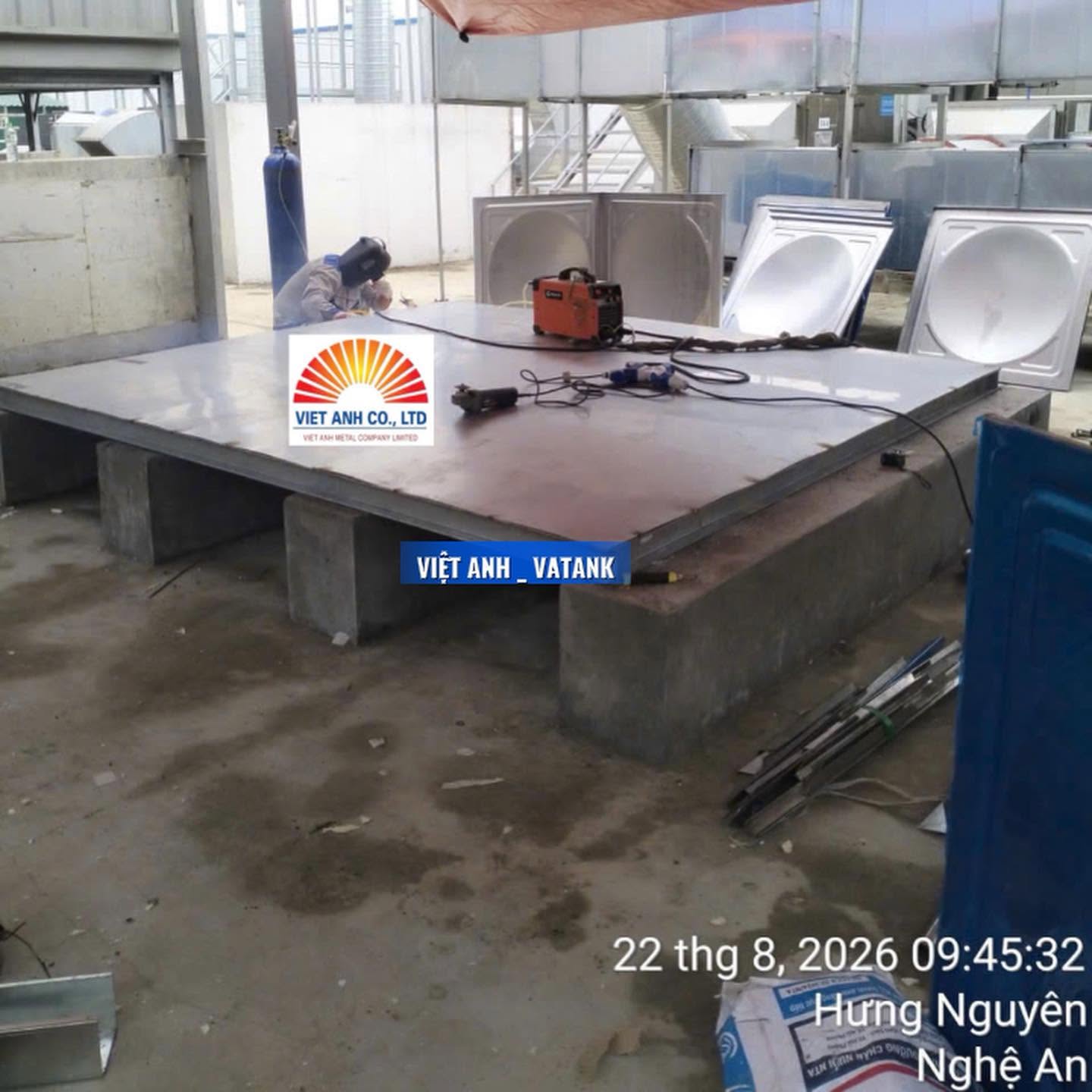 Thi công bồn bảo ôn inox theo yêu cầu