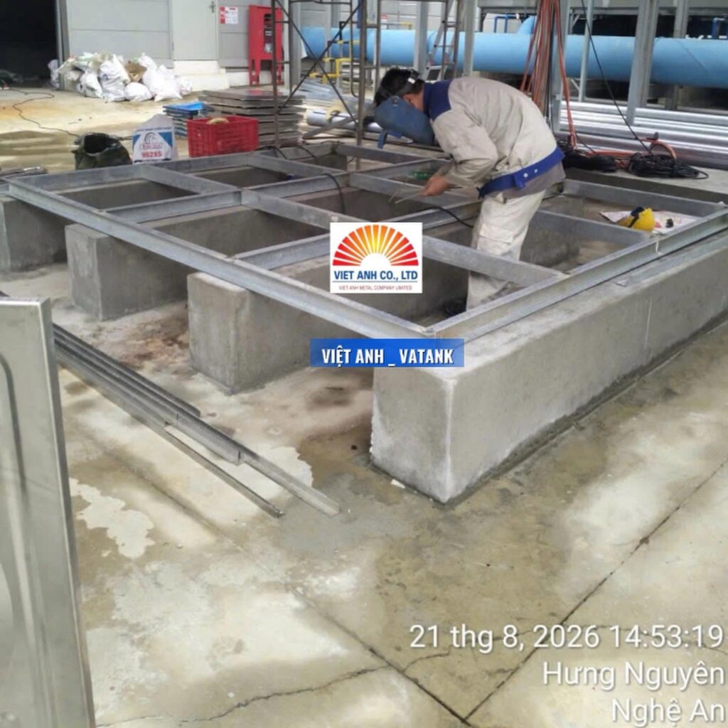 Thi công bồn bảo ôn tại Nghệ An cùng Việt Anh VATANK