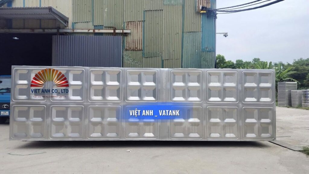 Bể ngầm inox lắp ghép Việt Anh VATANK tối ưu diện tích cho công trình