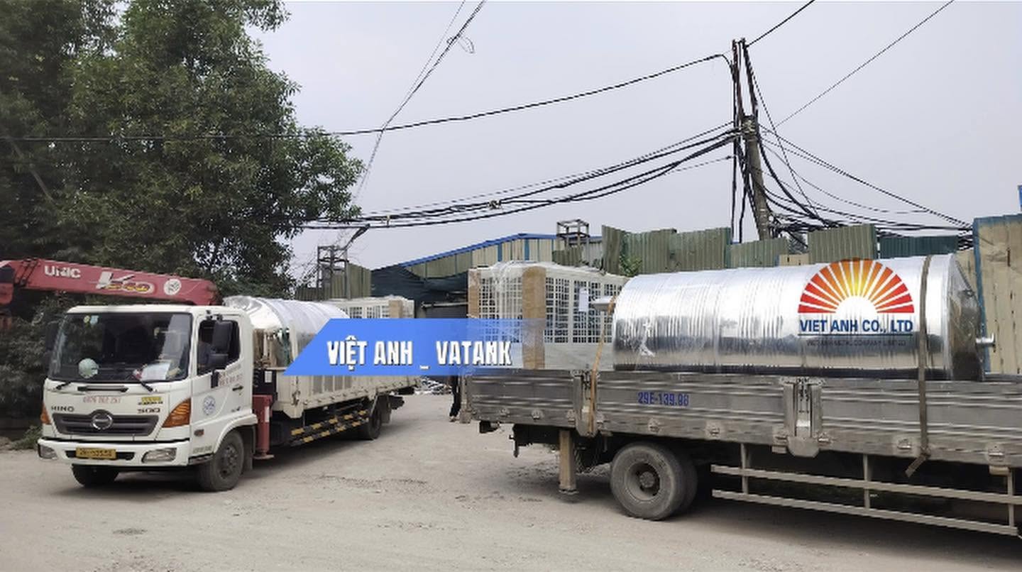 Vận chuyển 3 bồn bảo ôn chịu áp đến công trình tại Bắc Ninh