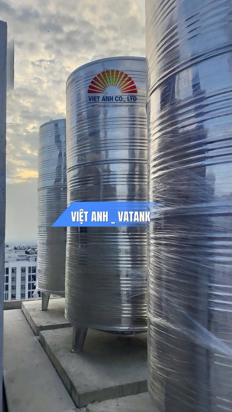 Ba bồn bảo ôn chịu áp dung tích 6m³ mỗi bồn của Việt Anh VATANK
